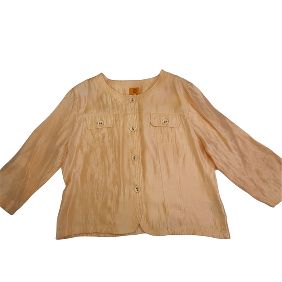 Ruby Rd Yellow Womens Jacket Size 18 - Picture 1 of 4